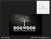 Tablet Screenshot of dogwoodmediaproductions.com